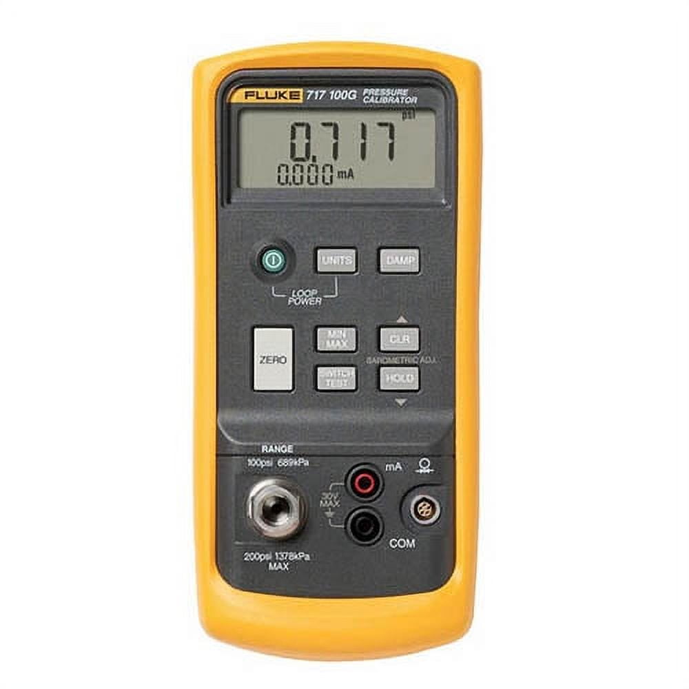 Fluke 717-100G Pressure Calibrator -12 to 100 psi, (-850 mbar to 7 bar, -85 to 689.48 kPa)
