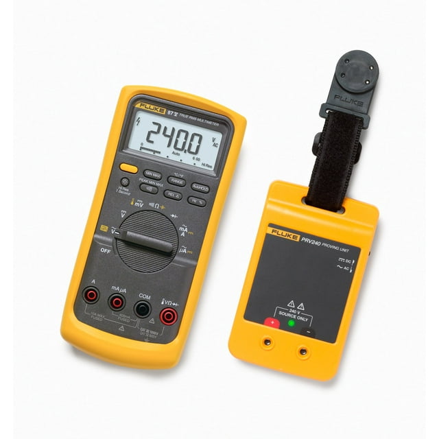 Fluke 87V Digital Multimeter with PRV240 Proving Unit Kit