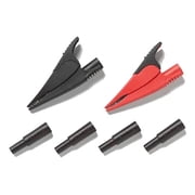 Fluke AC285-FTP Alligator Clips and Adaptors, 1000V Voltage, 10A Current, Red and Black, For FTP-1 or FTPL-1 Fused Test Probes