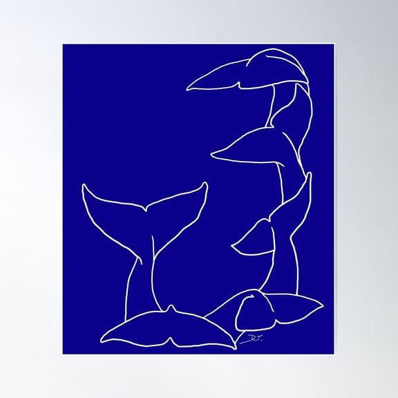 Fluke An Fluke (White) Poster Wall Art, Modern Wall Decor For Living Room Bedroom, 16x24 UNFRAMED