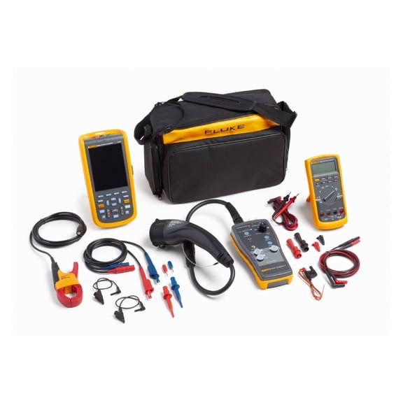 Fluke FEV100/TY1 KIT 2 - EV Kit FEV100 Test Adapter, 125B ScopeMeter, 87V Multim