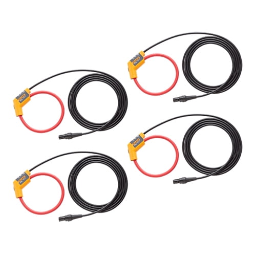 Fluke I17XX-FLEX1500/4PK iFlexi Current Clamp, 12 in. Circumference, 1500A, 4-Pack