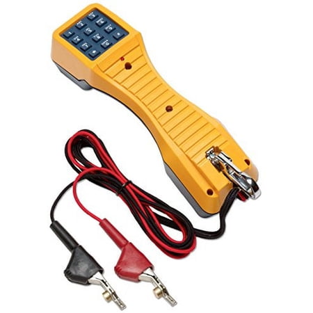 fluke networks 19800009 ts19 telephone test set with angled bed-of-nails clips
