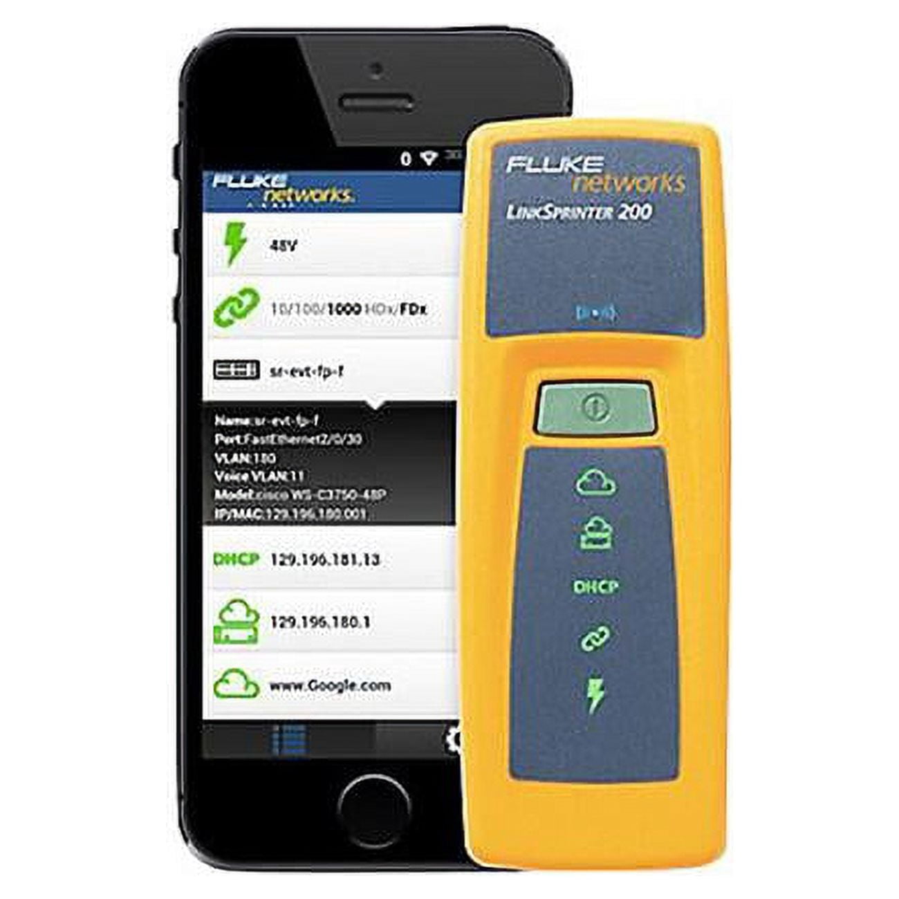 Fluke Networks LSPRNTR-200 Link sprinter 200 Network Tester - Walmart.com