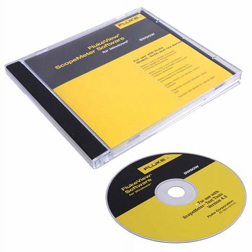 Fluke SW90W FlukeView ScopeMeter Software For the Fluke ScopeMeter 190 & 120 Series