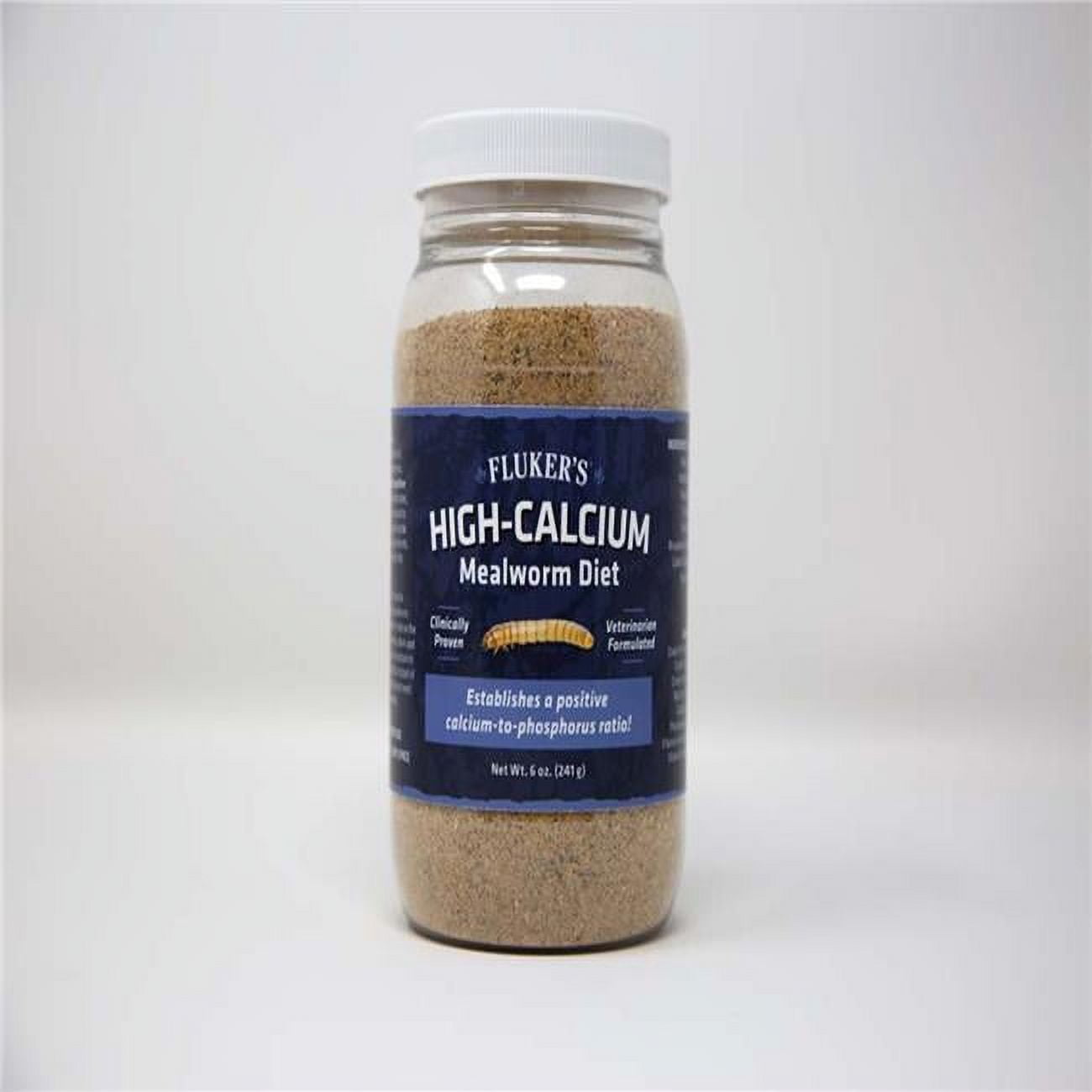 Fluker Labs 091197710100 6 oz Flukers High Calcium Mealworm Diet