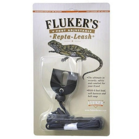 Fluker's Adjustable Repta-Leash, Medium, 6'