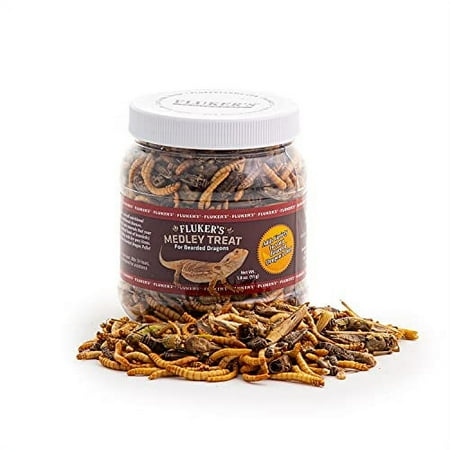 Fluker Labs SFK72021 Bearded Dragon Medley Treat Food, 1.8-Ounce