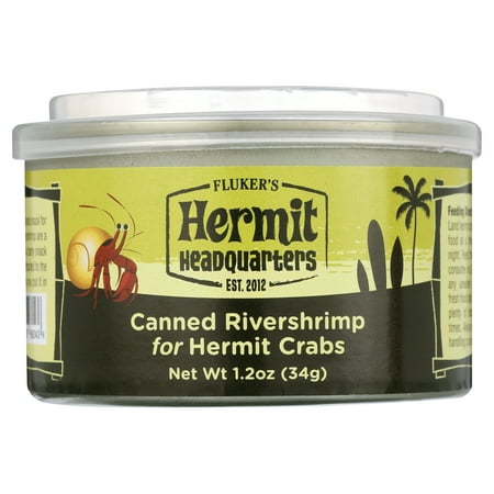 (2 pack) (2 Pack) Fluker's Canned Rivershrimp for Hermit Crabs, 1.2 Oz