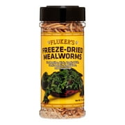 Fluker's Freeze-Dried Mealworms Reptile Bird Turtle Food, 1.7 oz