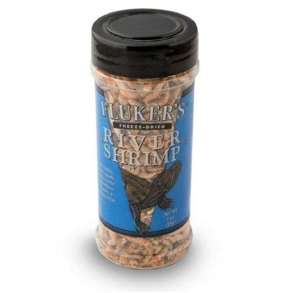 Fluker's Freeze Dried River Shrimp Reptile Food, 1 oz