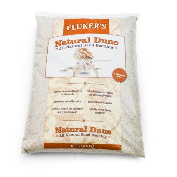 Fluker's Natural Dune - All Natural Sand Bedding for Reptiles, 10 lbs