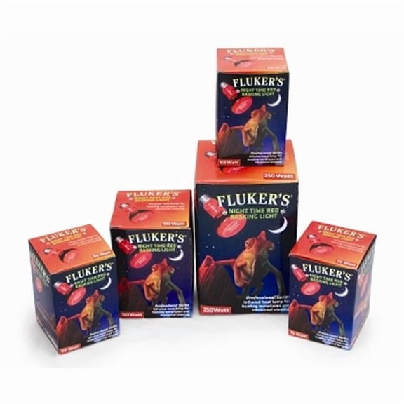 Fluker's Night Time Red Basking Spotlight, 50 Watt