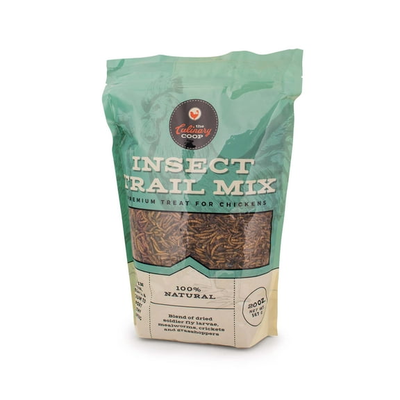 Fluker's The Culinary Coop Dried Insect Trail Mix, Premium Treats for Chickens, 20 oz Bag
