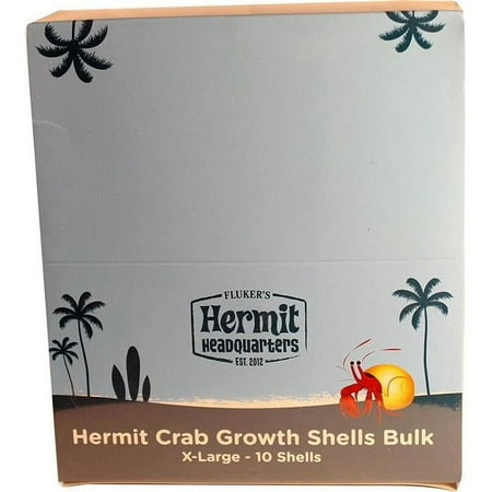 Flukers 012215 Hermit Crab Growth Shells Bulk - Extra Large