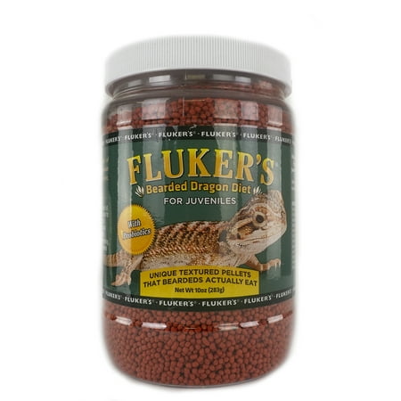 Flukers 76032 10 oz Juvenile Bearded Dragon Diet - Pack of 60
