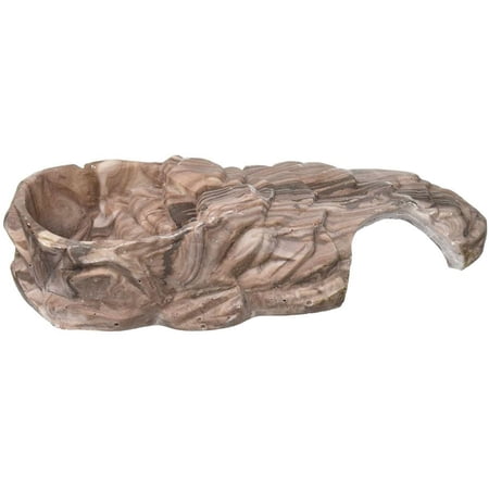 Flukers Castle Crib Reptile Basking Platform and Hide Assorted Colors [Reptile, Hiding Places] 1 count Small