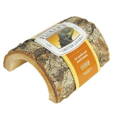 Flukers Critter Cavern Half-Log for Reptiles and Small Animals