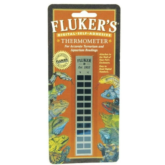 Flukers Digital Self-Adhesive Thermometer [Reptile, Thermometers & Thermostats] 1 Pack