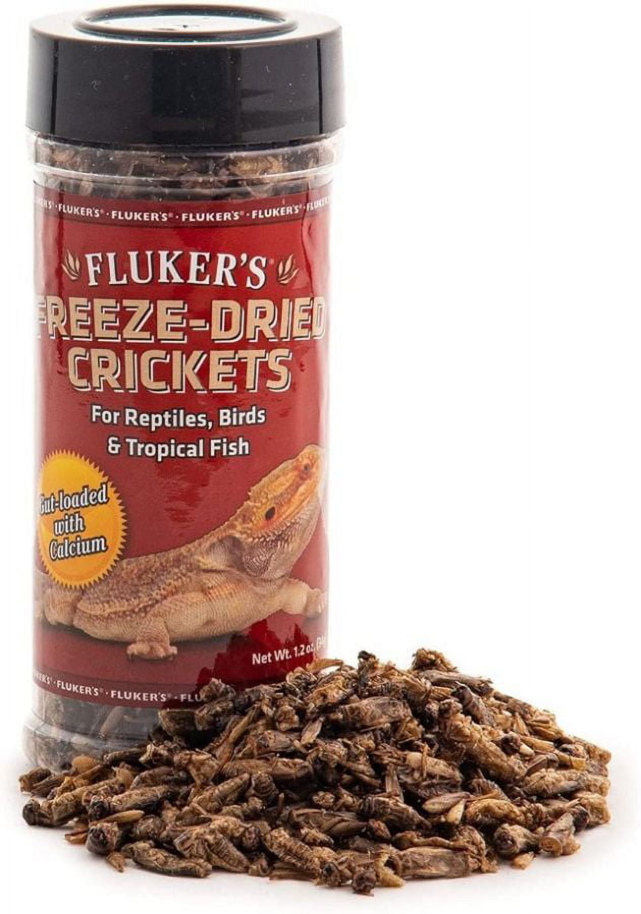 Flukers Freeze-Dried Crickets [Reptile, Foods Dry] 1.2 oz