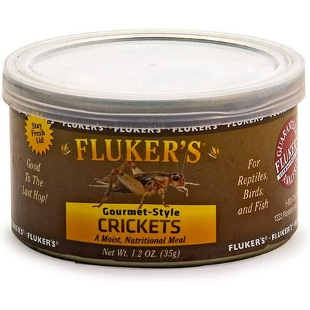 (6 Pack) Flukers Gourmet Style Crickets Bulk - 9.6 Ounce - (8 X 1.2 Ounce)