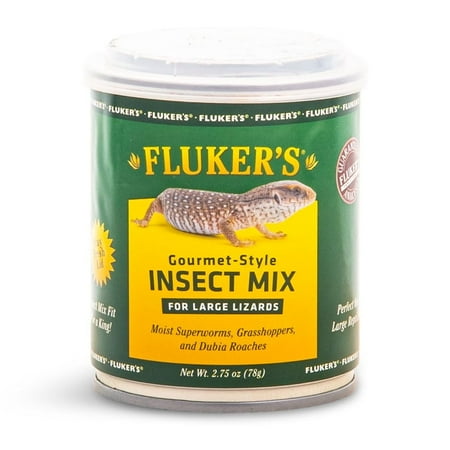Flukers Gourmet Style Canned Insect Mix for Large Reptiles