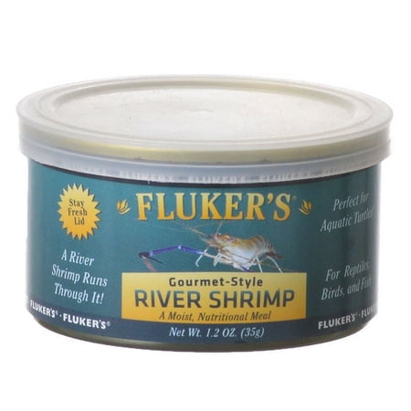 Flukers Gourmet Style Canned River Shrimp [Reptile, Foods Canned] 1.2 oz