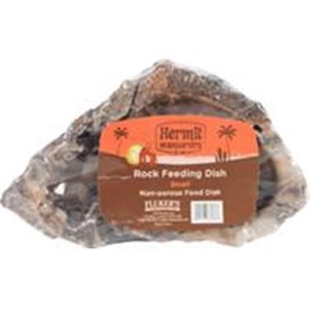 Flukers Hermit Headquarters Hermit Crab Rock Feeding Dish - Small