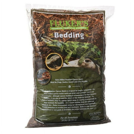 Flukers Premium Tropical Cypress Bedding [Reptile, Bedding] 10 Dry Quarts