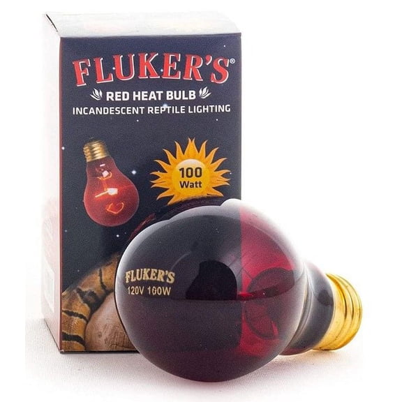 Flukers Red Heat Incandescent Bulb [Reptile, Lighting Incandescent] 100 Watt