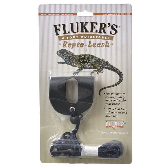 Flukers Repta-Leash [Reptile, Leads & Harnesses] Large - 5" Harness (6' Lead)