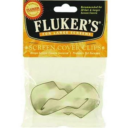 Flukers Screen Cover Clips - Small (Tanks up to 29 Gallons)
