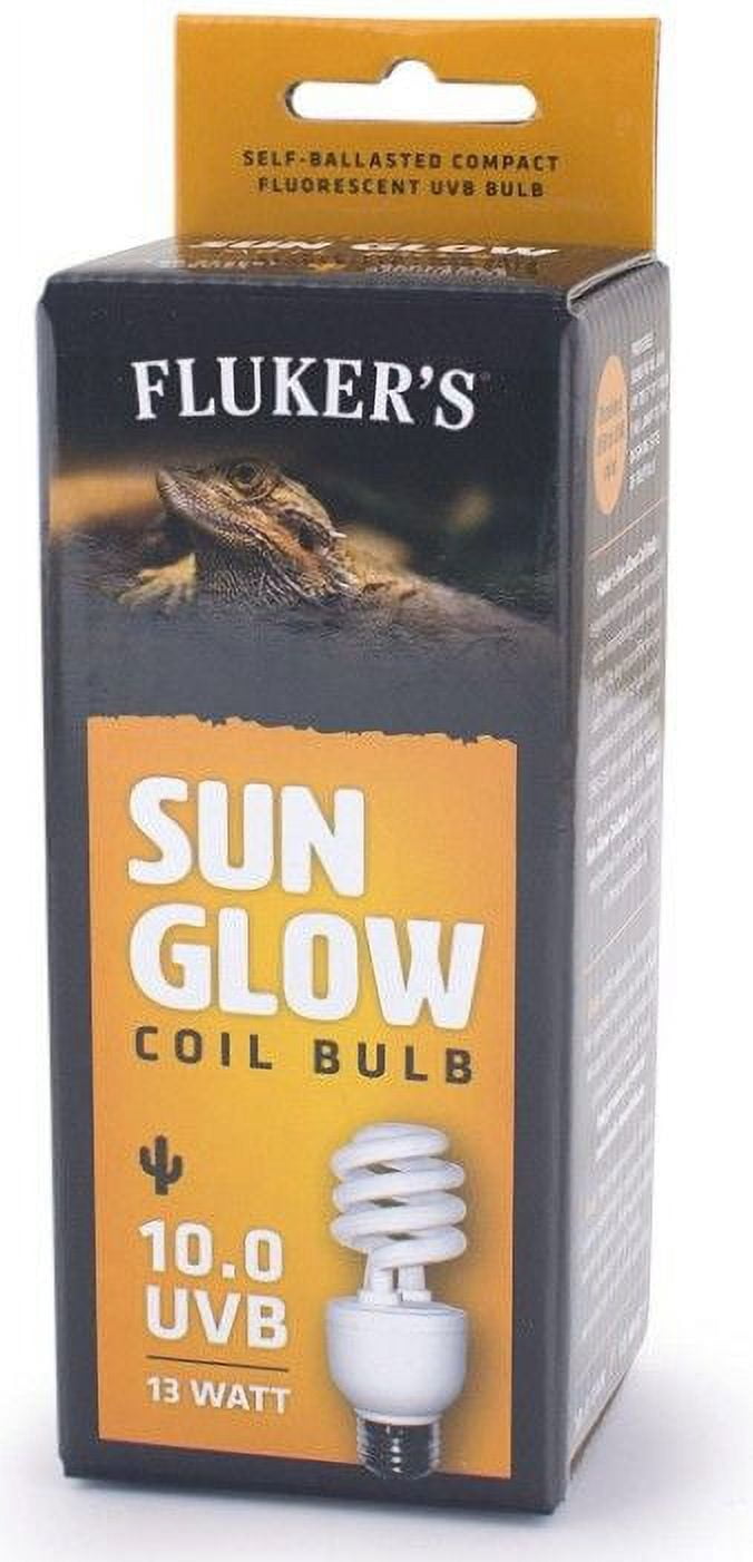 Flukers Sun Glow Desert Fluorescent 10.0 UVB Bulb [Reptile, Lighting Fluorescent] 13 watt
