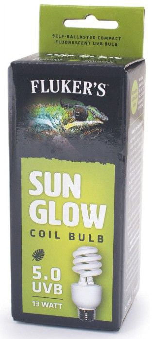 Flukers Sun Glow Tropical Fluorescent 5.0 UVB Bulb [Reptile, Lighting Fluorescent] 13 watt