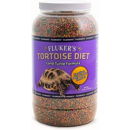 Flukers Tortoise Diet - Small Pellet [Reptile, Foods Dry] 3.5 lbs