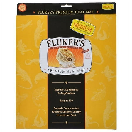 Flukers Ultra Deluxe Premium Heat Mat [Reptile, Heating UTH] Medium - 12 Watts (20-30 Gallons)