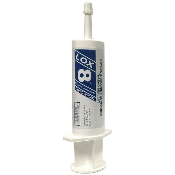 Fluoramics 9712153 LOX-8 Paste 100 Gram Plunger