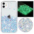 thumbnail image 1 of Fluorescent Case for iPhone 11, Luxury Glitter Glow in The Darkness Noctiluncent Back Cover Luminous Shining Shockproof Protective Slim Phone Case for iPhone 11, White, 1 of 6