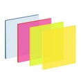 thumbnail image 1 of JPPlus 1/8" Fluorescent Blue Transparent Cast Acrylic Sheets Plastic Raw Materials for Laser & Rotary Engraving- Gloss, 5"x10", 1 of 9