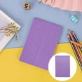 thumbnail image 1 of Fluorescent Color Sticky Notepad Color Sticky Note B Dark Purple Horizontal Line Sticky Note,Note X1, 1 of 9