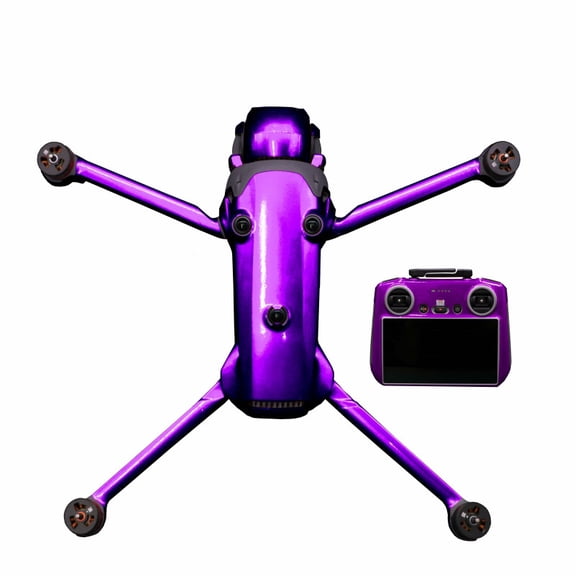Fluorescent Decorative Sticker Kit for DJI MAVIC 4 Pro Drone and RC 2 Controller Anti-Scratch Protective Film Waterproof Skin Sticker Decal DIY Accessory