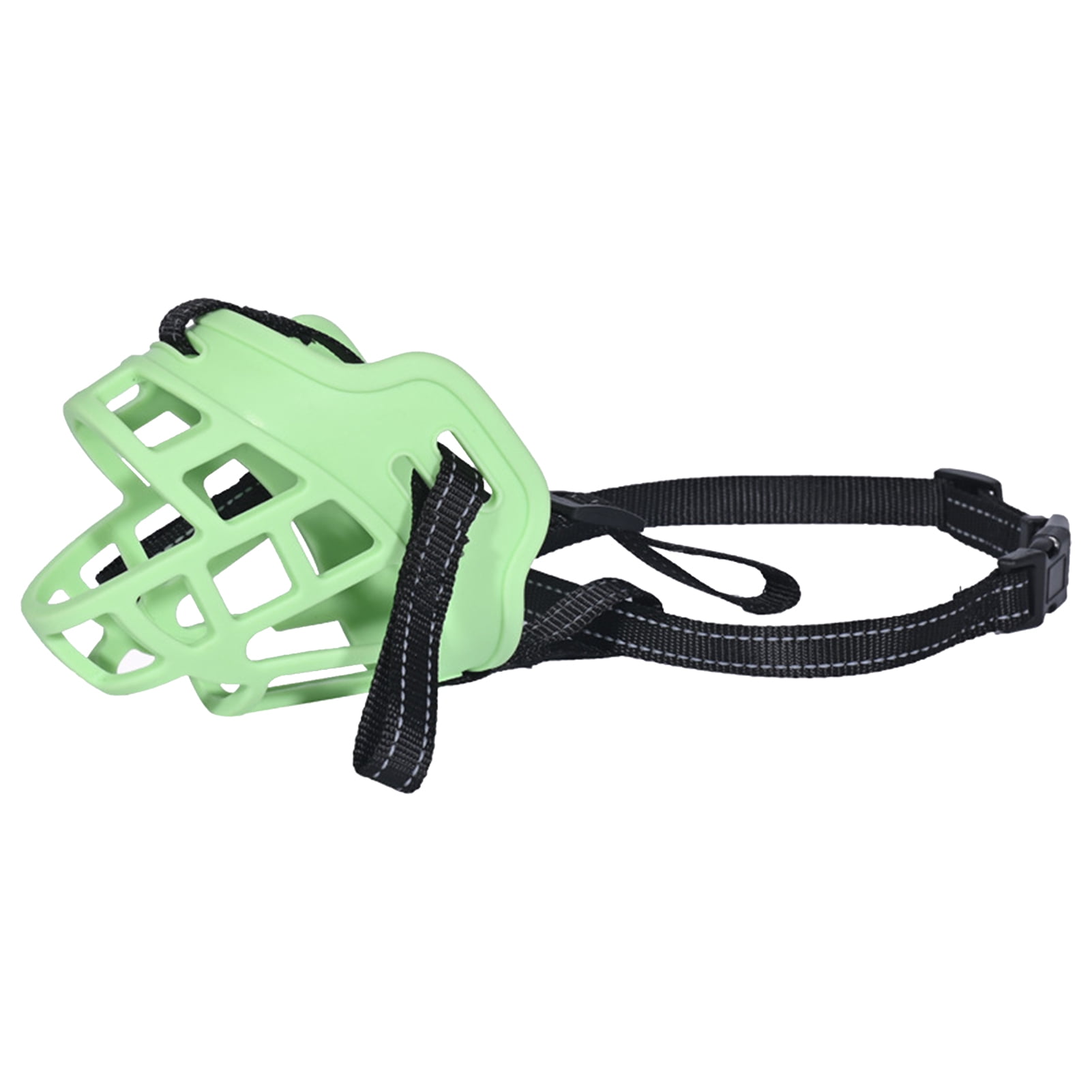 Fluorescent Dog Muzzle | Pet Dog Adjustable Anti-Biting Muzzle | Safe ...