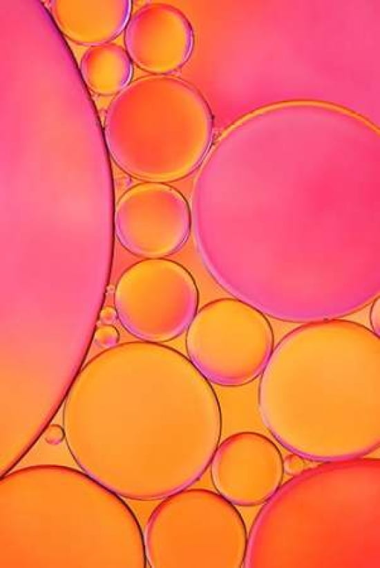 Fluorescent Drops Canvas Art - Cora Niele (12 x 18)