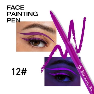Fluorescent Eyeliner Awwp Blowout Prices Colored Liquid Eyeliner Colorful Eyeliner Color Pencil Set Hot Red Black Blue Liquid Eye Liner Winged Eyeliner Stamp Shapes Wingliner， Makeup Eyeliner Eyeliner