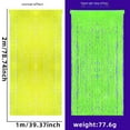 thumbnail image 1 of Fluorescent FOR SCIMITAR Rain Curtain 1x2m Party Decor Wave Fringe UV Neon, 1 of 6