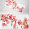 thumbnail image 1 of Fluorescent Light Covers 1 Pack 4x2 ft Red Flowers Ceiling Light Covers Watercolor Floral Light Filters for Classroom, Office & Home, Drop Ceiling Light Covers, 1 of 8