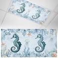thumbnail image 1 of Fluorescent Light Covers 1 Pack 4x2 ft Seahorse Turtle Ceiling Light Covers Fish Shell Coral Light Filters for Classroom, Office & Home, Drop Ceiling Light Covers, 1 of 8