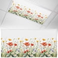 thumbnail image 1 of Fluorescent Light Covers 1 Pack 4x2 ft Spring Wildflower Ceiling Light Covers Watercolor Flower Leaf Light Filters for Classroom, Office & Home, Drop Ceiling Light Covers, 1 of 8