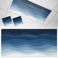 thumbnail image 1 of Fluorescent Light Covers 2 Pack 4x2 ft Ombre Blue White Wave Texture Ceiling Light Covers Abstract Stripes Light Filters for Classroom, Office & Home, Drop Ceiling Light Covers, 1 of 8