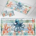 thumbnail image 1 of Fluorescent Light Covers 2 Pack 4x2 ft Watercolor Blue Octopus Coral Ceiling Light Covers Fish Wood Grain Light Filters for Classroom, Office & Home, Drop Ceiling Light Covers, 1 of 8